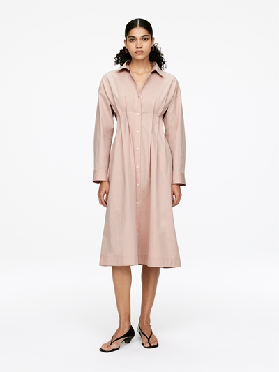 Платье-рубашка со складками 1296627002
