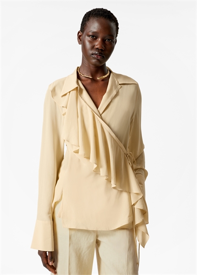 Блузка с оборками 1282379001