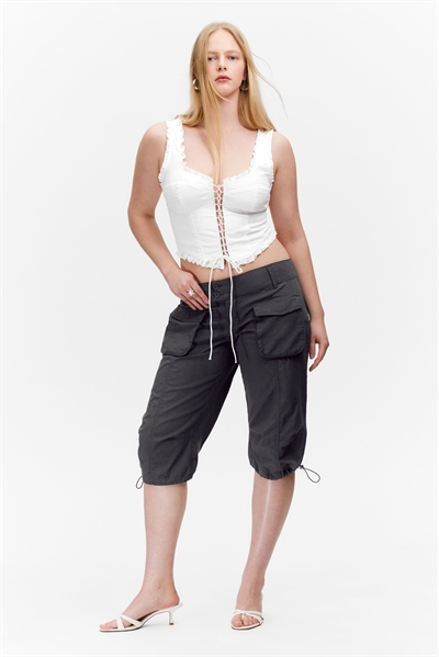 Ультранизкие брюки-капри 1288330002