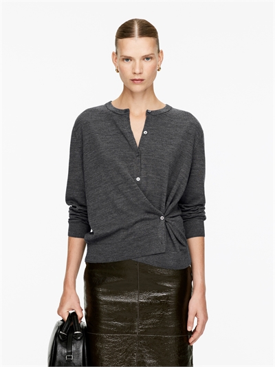 Кардиган из мериносовой шерсти 1296454001