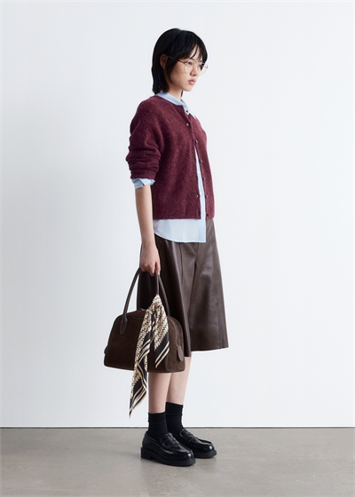 Вязаный кардиган из смеси альпаки 1195465028