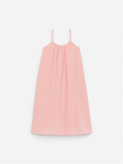 Платье на бретельках из муслина 1280687001