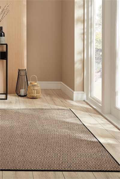 Джутовый ковер Diamond Border 1253686001