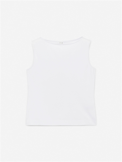 Майка с вырезом лодочкой 1285399001