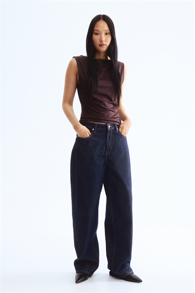 Топ из микрофибры с вырезом-лодочкой 1294518002