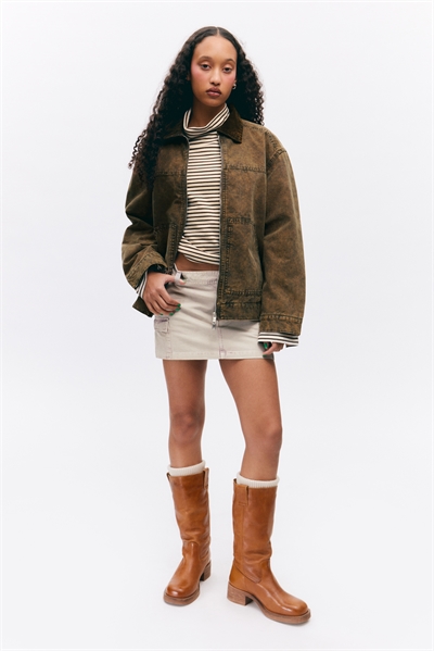 Куртка из хлопкового холста с мягкой подкладкой 1264468003