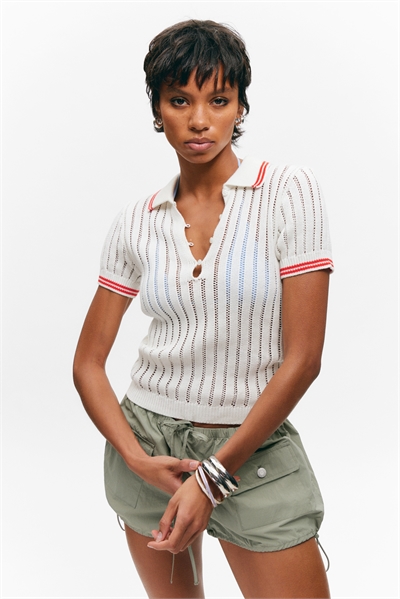 Поло из трикотажа с короткими рукавами 1273040002