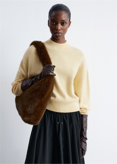 Джемпер с мокасиновым вырезом 1258702003