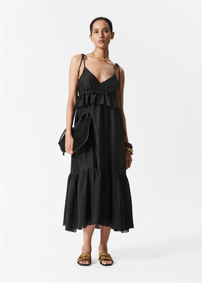 Платье-миди на бретелях 1272087004