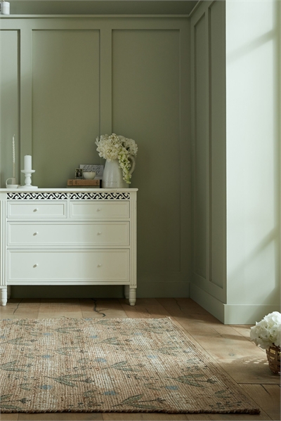 Цветочный ковер Arriana из джутового микса 1253684001