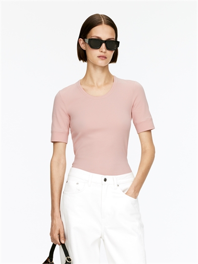 Ребристая футболка 1304943002