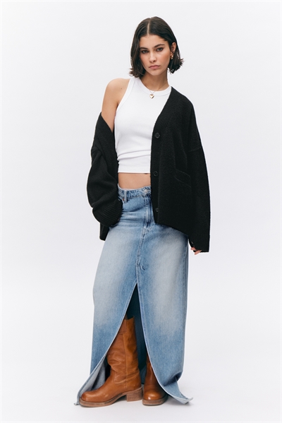 Расслабленный вязаный кардиган 1085699001