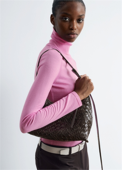 Сумка Crossbody из переплетенной кожи 1290996001