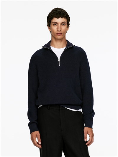 Джемпер на молнии из шерсти и хлопка 0687336001