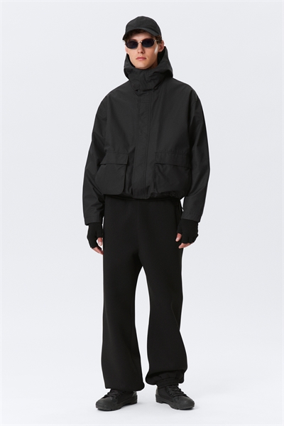 Куртка с капюшоном в расслабленном стиле 1265733002