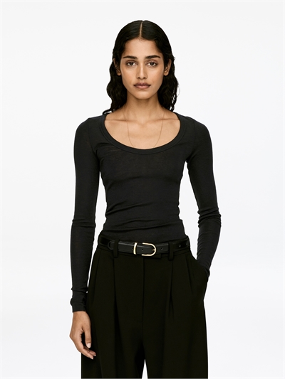 Топ из шерсти в рубчик 1245402004