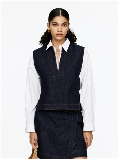Джинсовый жилет 1294232002