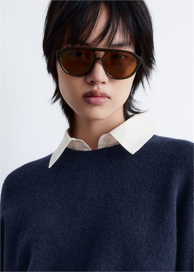 Солнцезащитные очки в оправе "Авиатор 1299190002