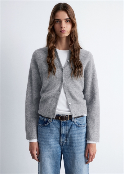 Вязаный кардиган из смеси альпаки 1195465020