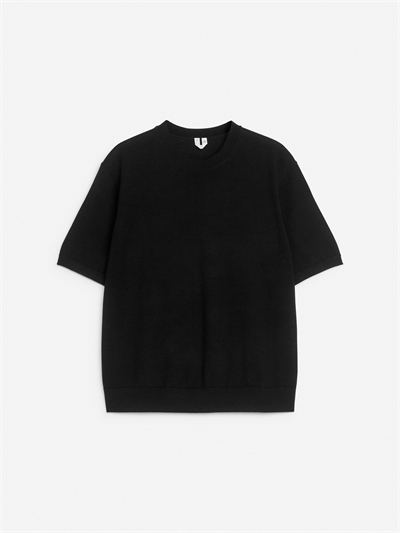 Вязаная футболка из мериносовой шерсти 1236180004