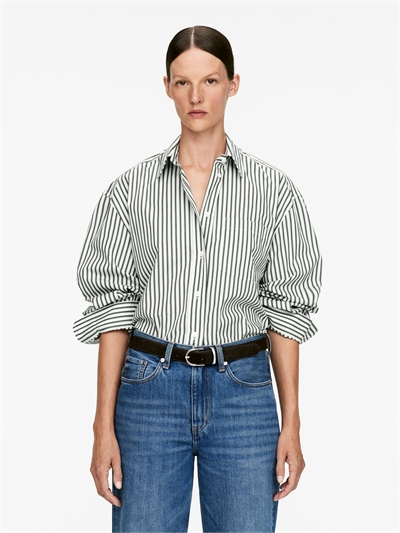 Хлопковая рубашка оверсайз 1211661019