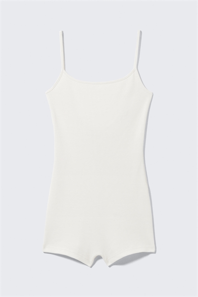 Ребристый приталенный комбинезон 1281172002