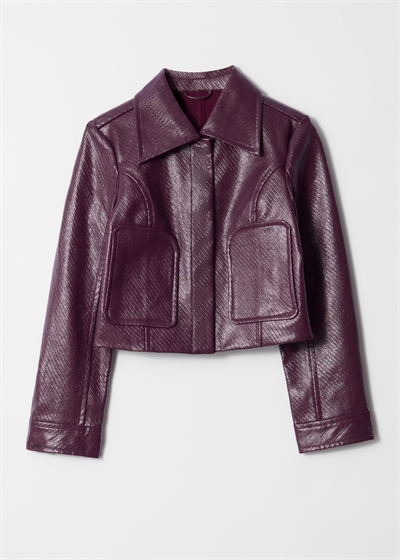 Обрезанная куртка с накладными карманами 1253576001