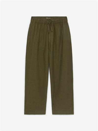 Льняно-хлопковые брюки 1266160002