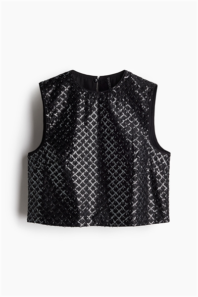 Украшенный жилет-топ 1249981001