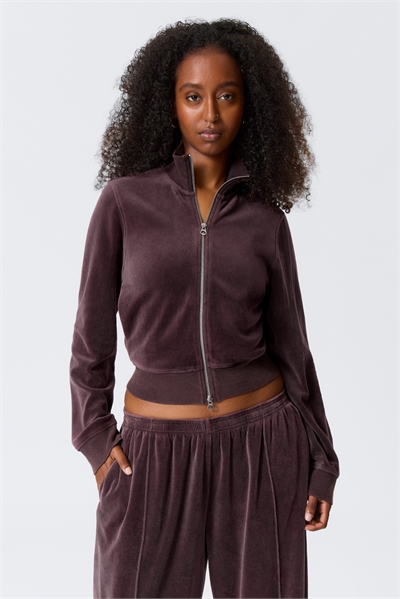 Мини-куртка из выстиранного бархата 1258545003