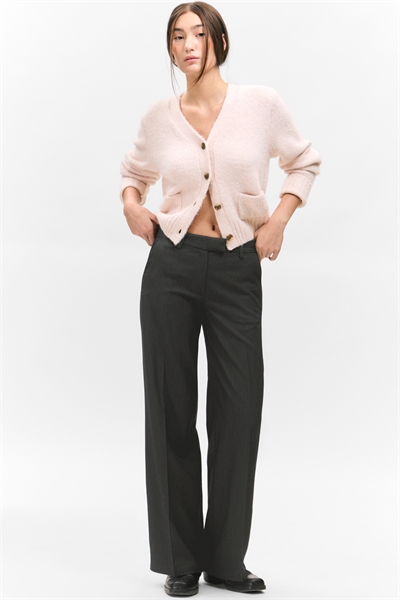 Костюмные брюки с низкой посадкой 1301876006