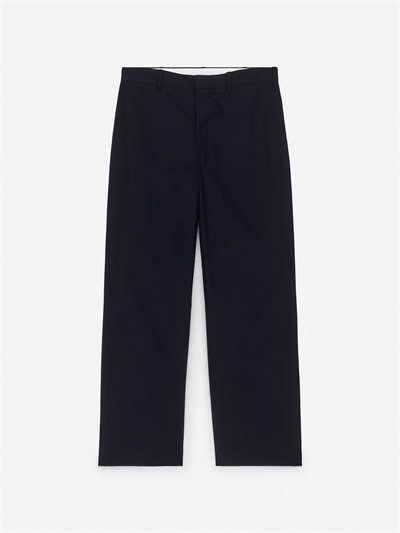 Шерстяно-хлопковые брюки 1267997002