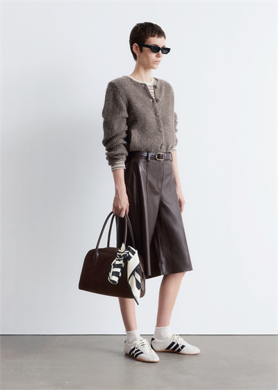 Кардиган с ребристой вязкой 1282230003