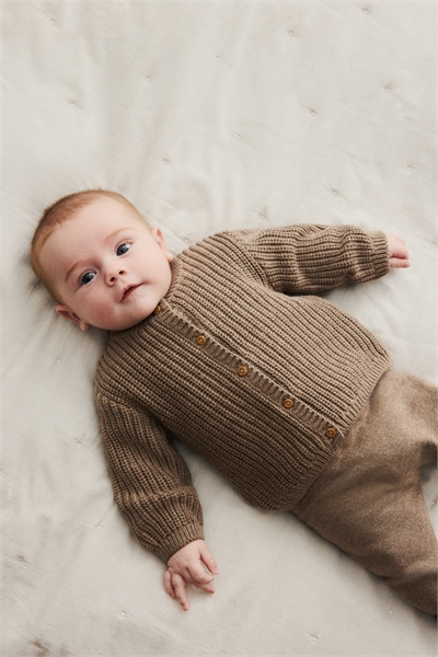 Комплект из 2 частей из хлопкового трикотажа 1248170007