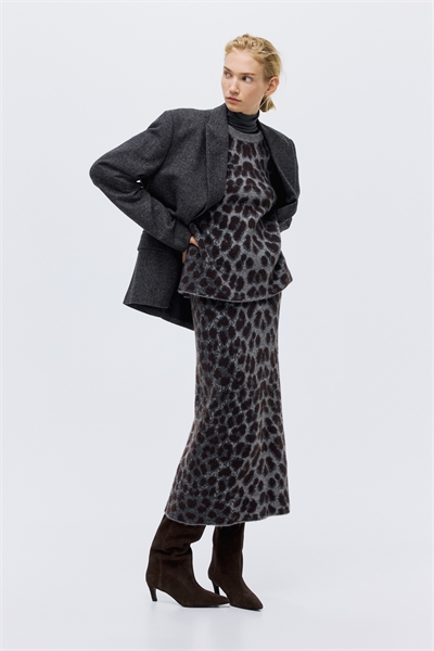 Юбка из жаккардового трикотажа 1303123001