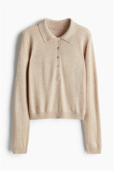 Рубашка-поло из кашемира 1259719001