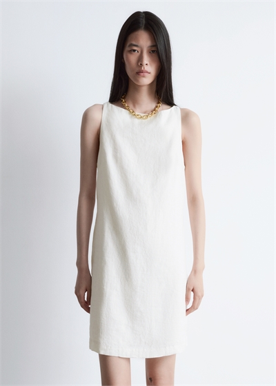 Льняное мини-платье 1270022002