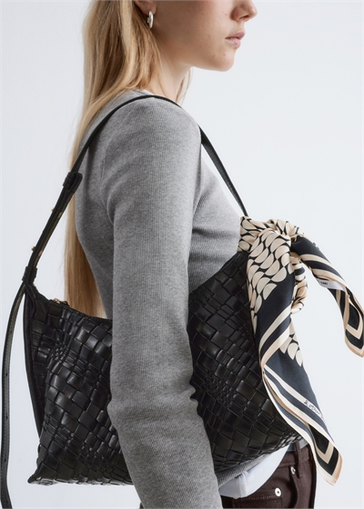 Сумка Crossbody из переплетенной кожи 1290996008