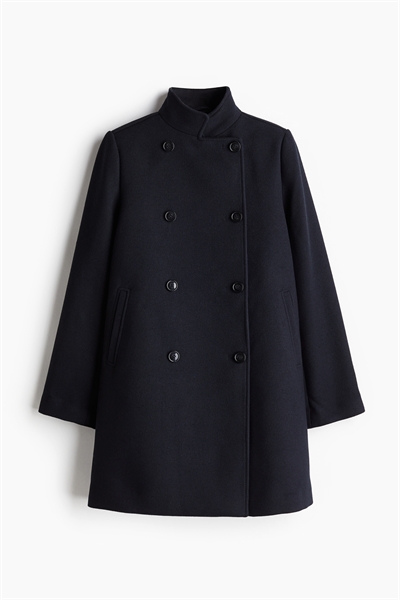 Двубортное автомобильное пальто 1241735003