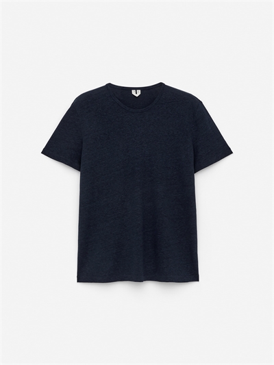 Футболка из льняного бленда 1244064010