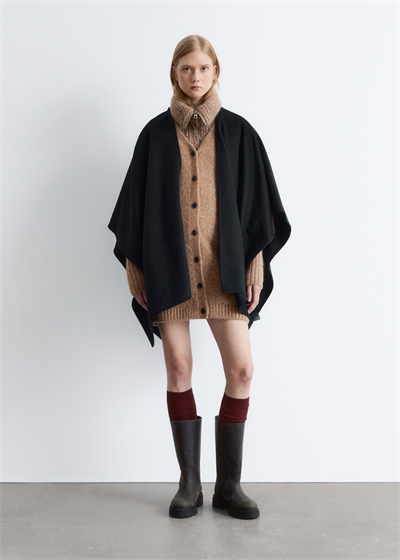 Шерстяная накидка 1237703001