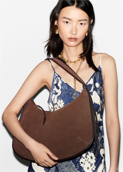 Замшевая сумка с бахромой 1288911001