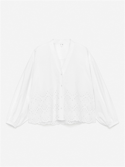 Блузка с рисунком Broderie Anglaise 1281973001