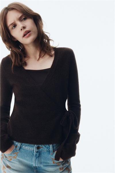 Кардиган с завязками 1302138002