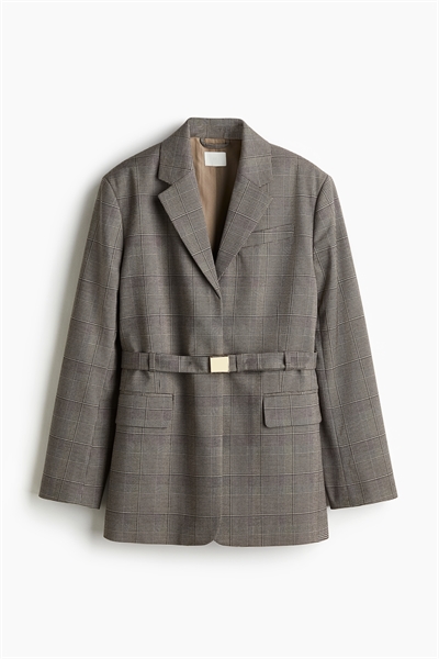 Блейзер с поясом 1245398002