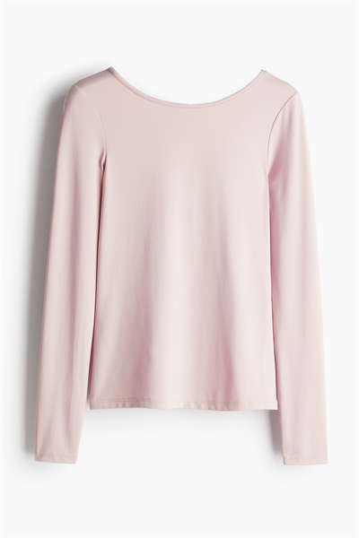 Топ из микрофибры с облегающей спиной 1243657003