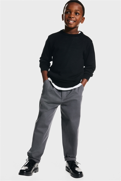 Свободный крой зауженных саржевых чиносов 1275580003