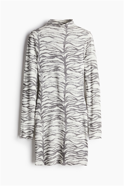 Платье-бодикон с узором 1267294001