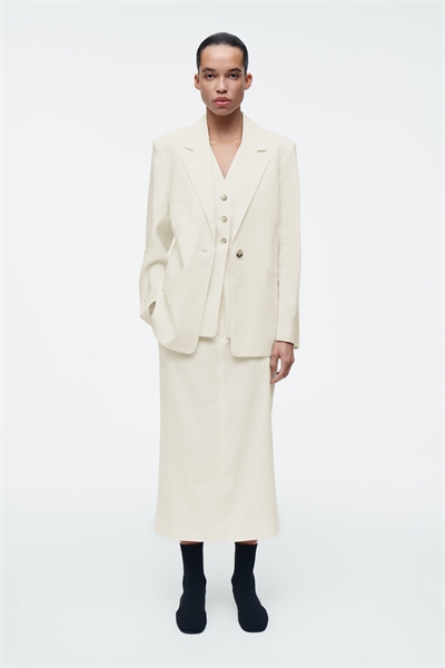 Льняная юбка-карандаш 1282712001