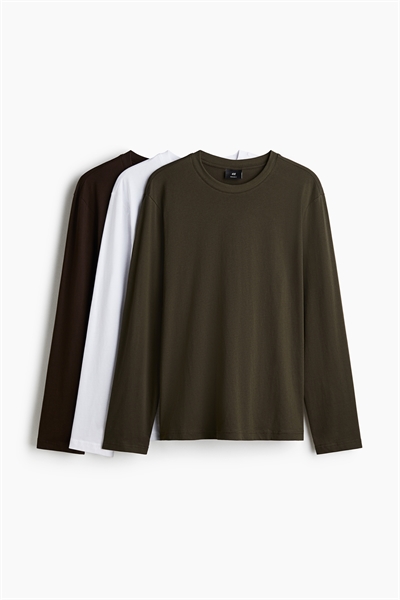 Три комплекта топов из джерси Regular Fit 0890930024